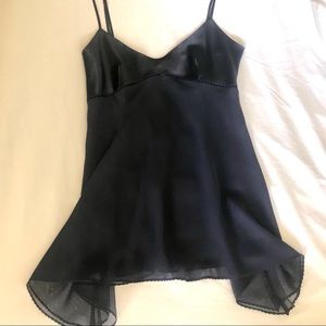 Navy vintage Victoria’s Secret slip dress